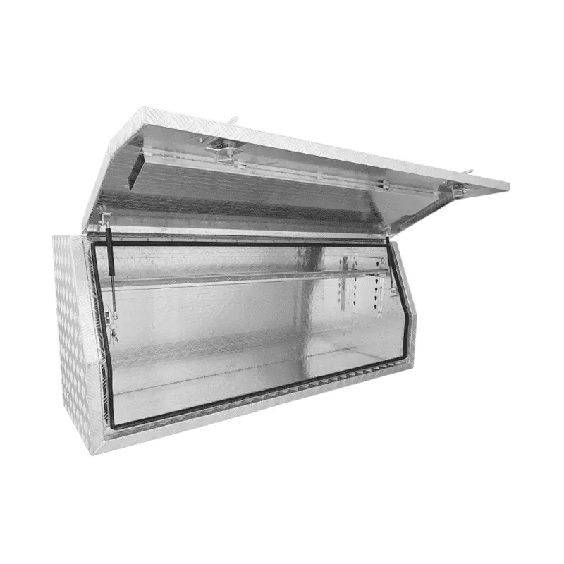 1700 × 500 × 700mm Aluminium Checker Full Side Opening Ute Tool Box