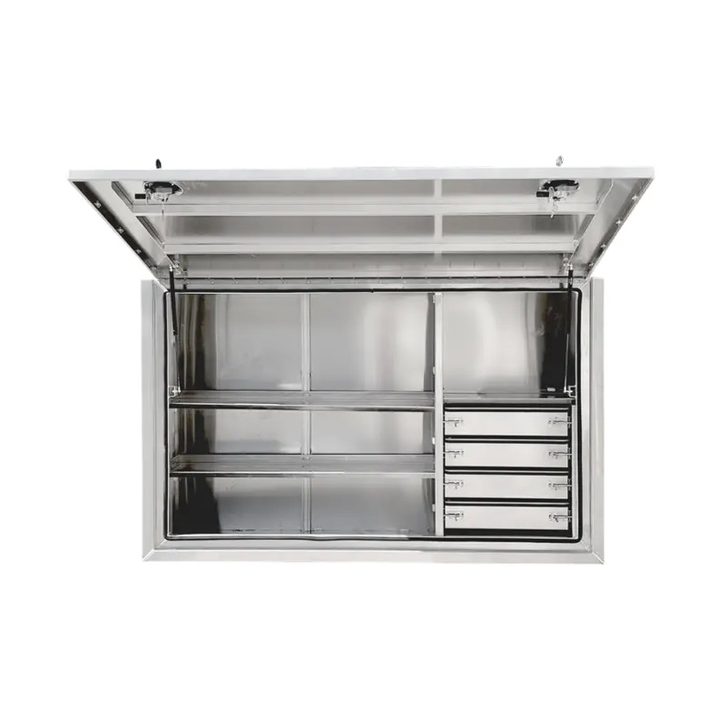 1900 × 600 × 1200mm Aluminium 4 Drawer