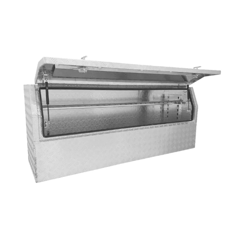 1700 × 500 × 700mm Aluminium Checker 3/4 Half Side Opening Ute Tool Box