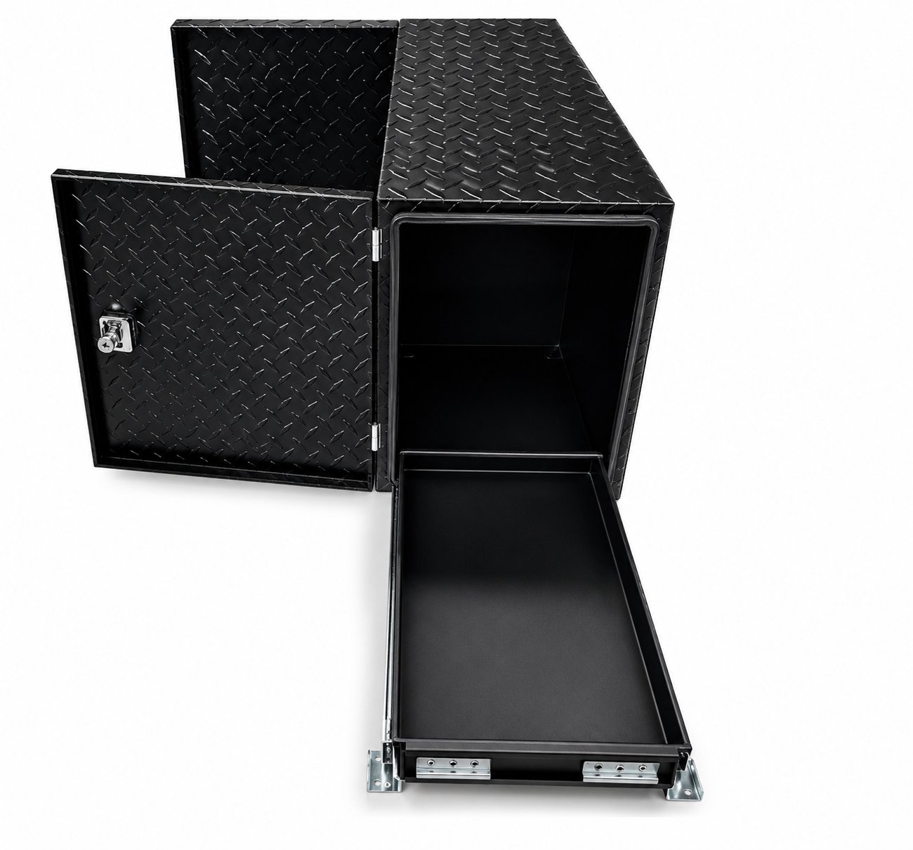 1500X500X610 CHECKER TOOL BOX , SIDE DOORS WITH SLIDER