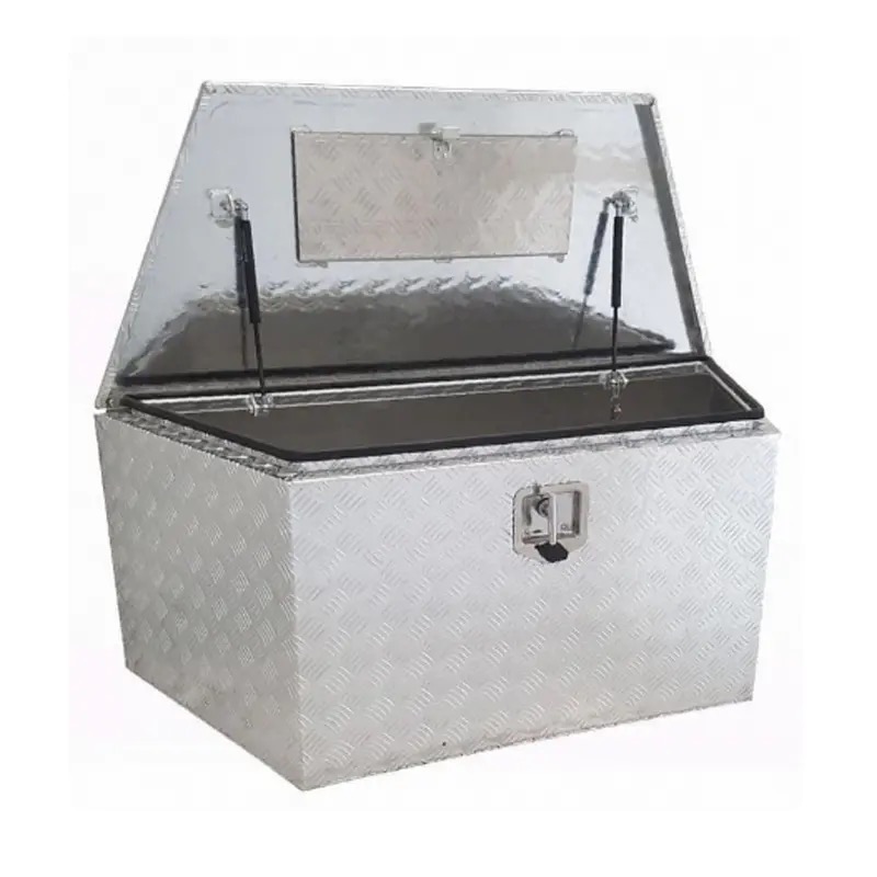 1200 × 500 × 500mm Aluminium Trailer Draw Bar Tool Box