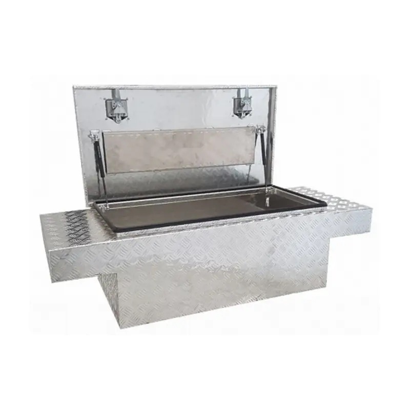1400 × 530 × 410mm Aluminium Ute Truck Tub Liner Toolbox